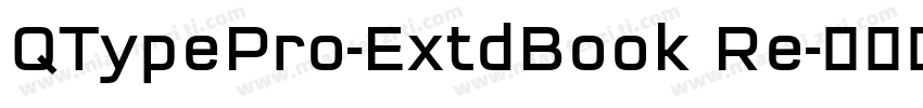 QTypePro-ExtdBook Re字体转换
